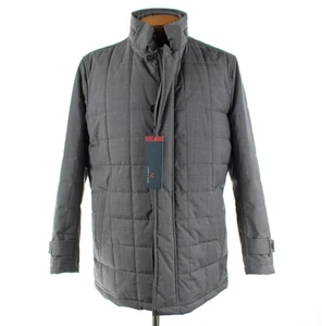 Cardinal of Canada NWD Wool Quilted Jacket w/ Hood Size XL (46-48 US) In Gray - Picture 1 of 15