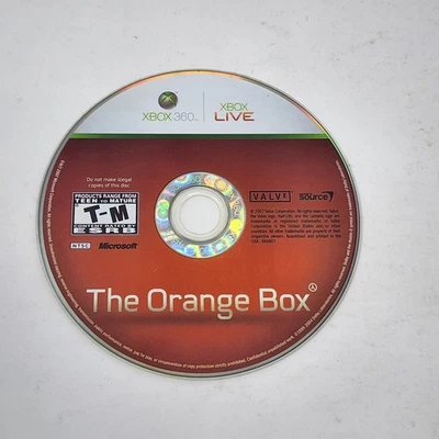 The Orange Box (Xbox 360) Disc Only - TESTED - Image 1 of 2