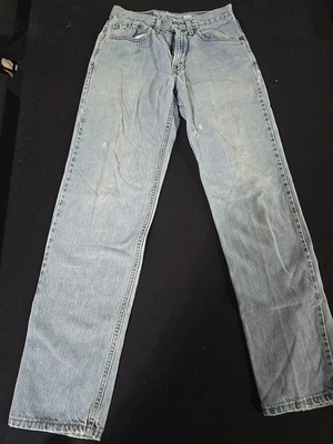 Levis 550 Jeans Mens 31x34 Blue Relaxed Fit Straight Leg Light Wash Denim Cotton - Image 1 of 4