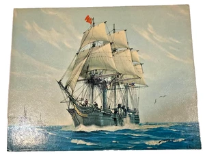 S. S. Savannah Hunter Wood Lithograph 11"x14" Sailing through Choppy Seas #325 - Picture 1 of 1