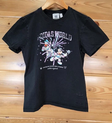 Adidas Disney Mickey Donald Duck Space T SHIRT Adult XS - Image 1 of 4