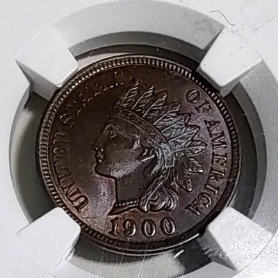 RARE 1900 INDIAN CENT NGC MS 65 BN - Image 1 of 3