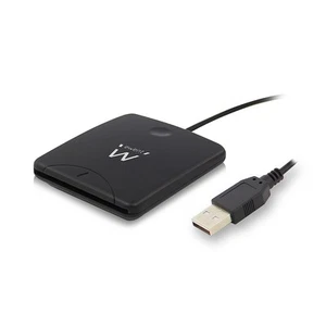 Ewent Smart Card Reader - Card and ID card reader - USB port - PC/SC and WHQL co - Photo 1/8