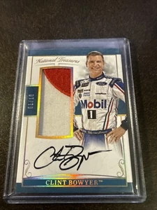 2017 National Treasures Clint Bowyer Ru Firesuit Jumbo Autogrammkarte /10 - Bild 1 von 2
