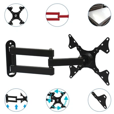  Computer Monitor Stand Tilt Wall Mount Screen Rack Rotation Bracket - Image 1 of 4