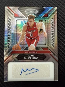 2024 Panini Prizm Draft Picks - Sensational Signatures Mac McClung #SS-MAC... - Picture 1 of 2