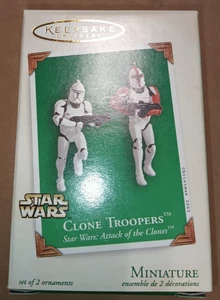 Hallmark Keepsake Miniature Ornament Star Wars Clone Troopers 2003 - Picture 1 of 3