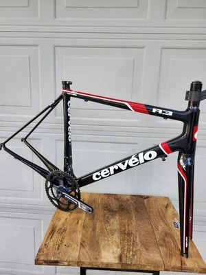 Cervelo R3 frameset/Rotor Crank  Black and Red Please Read DESCRIPTION! - Image 1 of 4