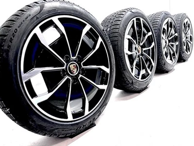 Original Porsche Taycan Turbo Aero Winterräder 20 Zoll Felgen Winterreifen - Bild 1 von 4