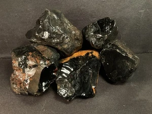 ~RW~ ROUGH/UNPOLISHED "OREGON OBSIDIAN" FOR KNAPPING ~~ 12 PDS. - Picture 1 of 5