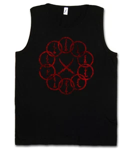 MANDARIN VINTAGE LOGO II TANK TOP - Iron Tony Avengers Sign Man Stark 3 T-Shirt - Picture 1 of 2