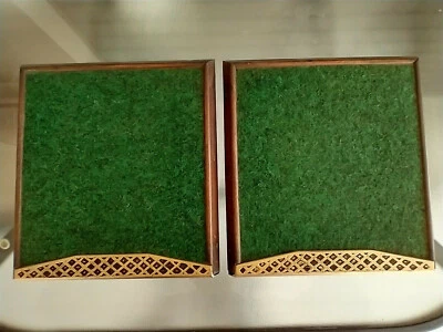 Pair Antique Victorian Foot Pedals 1871 J. Estey Cottage Organ Embossed Restored - Image 1 of 4