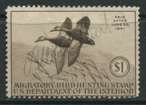 USA 1941 $1 Hunting Permit stamp unused with no gum - Picture 1 of 1
