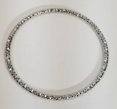 Apt 9 бриллиант огранки браслет темно серебристый тон металла тонкий средний вес - Изображение 1 из 4