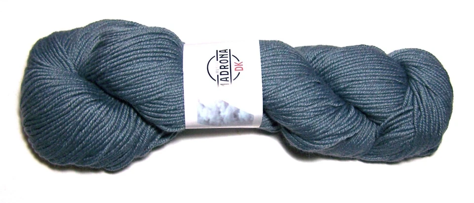 Five 100g skeins Hikoo MADRONA DK Alpaca Merino Bamboo Yarn #1525 STORM FRONT - Image 1 of 1