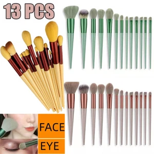 13PCS/Set Makeup BRUSHES Kit Set Powder Foundation Eyeshadow Eyeliner Lip Brush - Picture 1 of 16