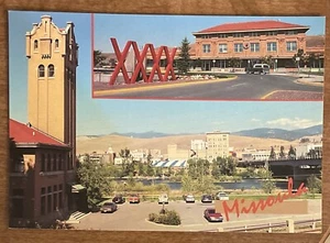 Missoula Montana MT Multiview, Vintage Chrome Postcard - Picture 1 of 2