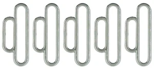 1 x 2 inch Metal Reducer Slide Tri Glide Nickel Plate Zinc Diecast - Picture 1 of 1