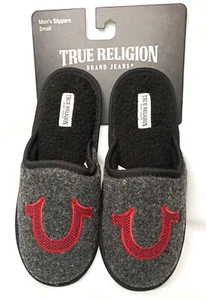 True Religion Men's Slippers Size Small 7-8 NEW - Picture 1 of 4