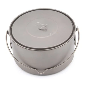TOAKS POT-2000-BH Titan Camping Topf mit Kaution Griff Outdoor Kochgeschirr 2000ml - Bild 1 von 8
