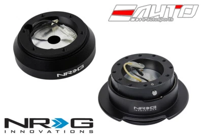 NRG Steering Wheel Short Hub SRK-160H + Black Gen2.5 Quick Release w/ Black Ring - Image 1 of 4
