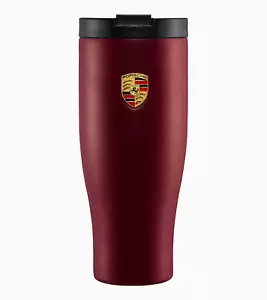Porsche Coffee Tea Cup Travel Mug Thermal Insulating Double Wall Stainless Steel - Picture 1 of 2