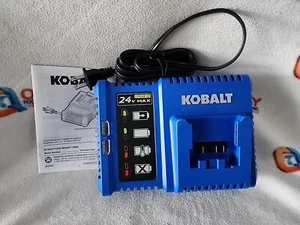 New Kobalt KRC 2490-03 24V Max 24Volt Quick Battery Charger - Picture 1 of 3