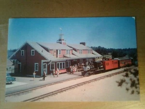 MASS: CRANBERRY JUNCTION - EDAVILLE R.R. - SOUTH CARVER - VINTAGE UNUSED CARD - Picture 1 of 2