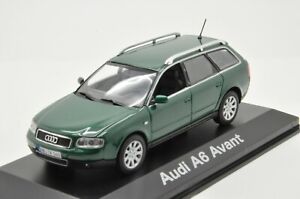 Rare !! Audi A6 Avant Green Minichamps Dealer 1/43