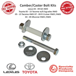 SPC 25435 Front Alignment Cam./Cas. +/- 1.50 Bolt Kit For Lexus GX Toyota Tacoma - Bild 1 von 12