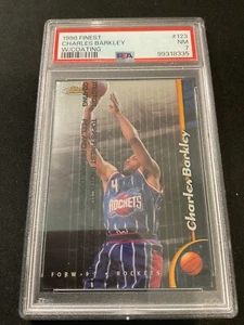 CHARLES BARKLEY~1998 Topps Chrome FINEST w coating! ~ PSA 7 Near MINT - Picture 1 of 2