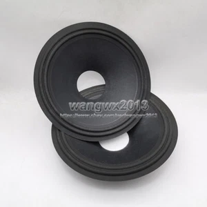 2 piezas 10" pulgadas cono de altavoz papel lavabo papel tambor 65,5 mm núcleo 2 anillos borde de tela - Imagen 1 de 7