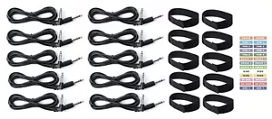 10 Cable Connection Kit for eDRUMin 10 MIDI Drum Trigger Interface - Picture 1 of 4