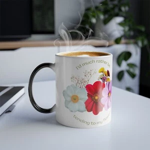Taza que cambia de color de jardinería con flores, ¡gran regalo! - Imagen 1 de 9