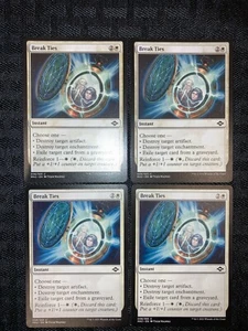 Break Ties x4 MTG C Modern Horizons 2 Mint Playset Magic the Gathering - Bild 1 von 2