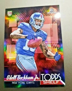 Tarjeta de fútbol americano ODELL BECKHAM JR ROOKIE 2014 BOWMAN REFRACTOR CROMADO ESTANTE SUPERIOR🏈 - Imagen 1 de 8