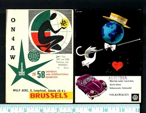 #769 (8) Oversized 1958 Brussels Exhb. Volkswagon Lion Munchner Brau Bohemian - Picture 1 of 8