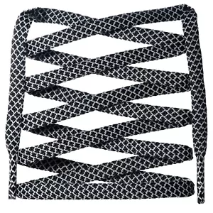 LitLaces - 3M Flat Shoelaces Two Toned Reflective for Running Shoes Night Time - Picture 1 of 10