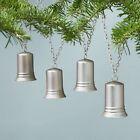 Hearth And Hand Magnolia Metal Bells Chain Garland Antique Silver Holiday New