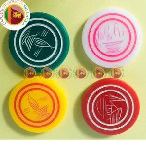 Carrom disk Striker set INDIA BEST QUALITY COINS GOTI Plastic (4 Striker / DISK) - Picture 1 of 5