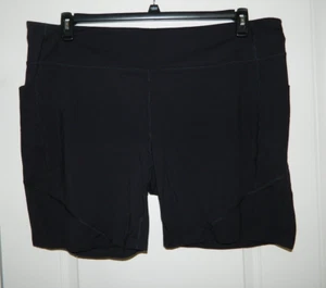 Women's Tek Gear Black Compression Athletic Shorts Size 3X - Picture 1 of 5