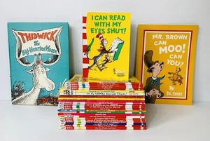 Dr. Seuss Books X 26 Children’s Book Bundle, Bulk Lot Lorax Grinch ABC Foot Book - Picture 1 of 16