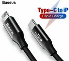 Baseus USB Type C to Apple Lightning Cable 1m For iPhone 5 to 11 X MacBook Pro