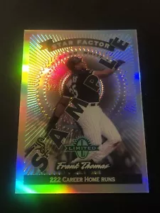 1997 Donruss Limited Star Factor Sample Frank Thomas #4 HOF - Picture 1 of 2