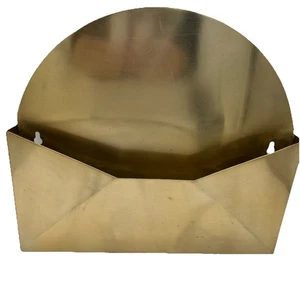 Messing Umschlag Brief Halter Wandhalterung 12" MCM - Bild 1 von 5