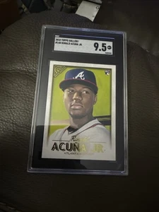 2018 Topps Gallery Ronald Acuna Jr. RC SGC 9.5MT - Picture 1 of 2