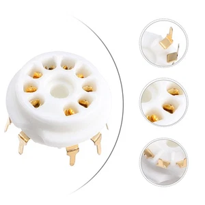 4pcs Practical Vacuum Tube Socket 9 Pin PCB Tube Socket Electronic - Picture 1 of 12