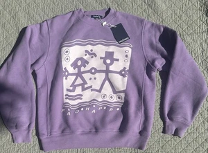 Sudadera Madhappy Pullover Algodón Lavanda Para Mujer XS OVERSIZE #452 - Imagen 1 de 7
