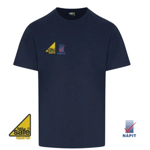 Personalised Gas Safe Napit t-shirt, Embroidered with your compan namePersonali - Picture 1 of 22
