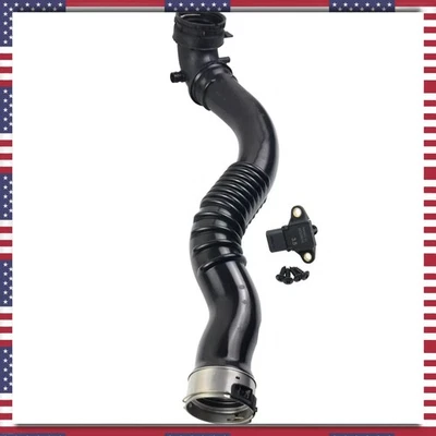 Fits 2015-2016 BMW 228i xDrive Convertible Intake Hose Intercooler w/Sensor USA - Image 1 of 4